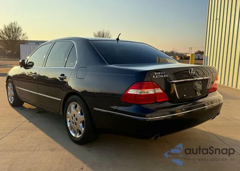 2005 Lexs Ls 430 Blue z USA, uszkodzony, nr VIN JTHBN36F250177548